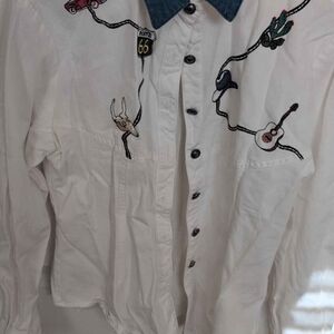 Vintage Western Button Up